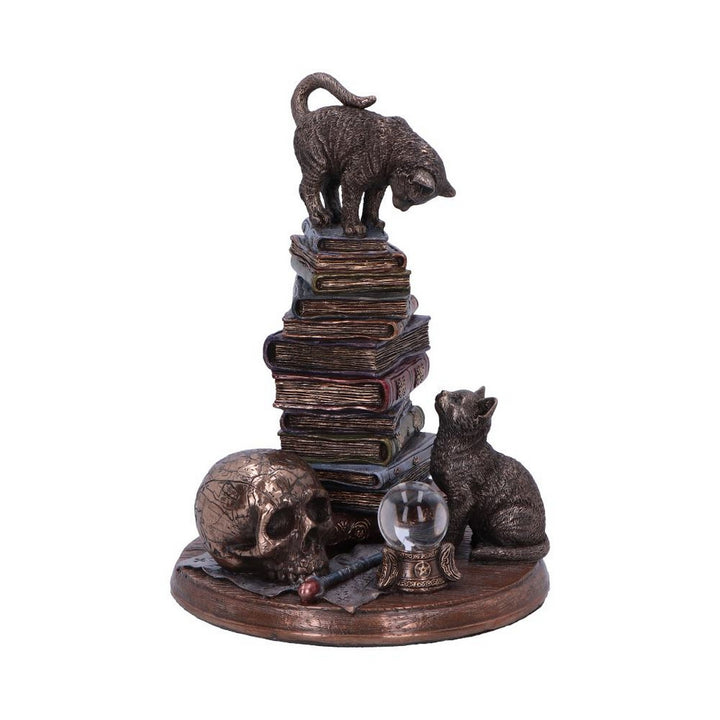 Feline Scholars Bronze Cat Ornament D6890C24