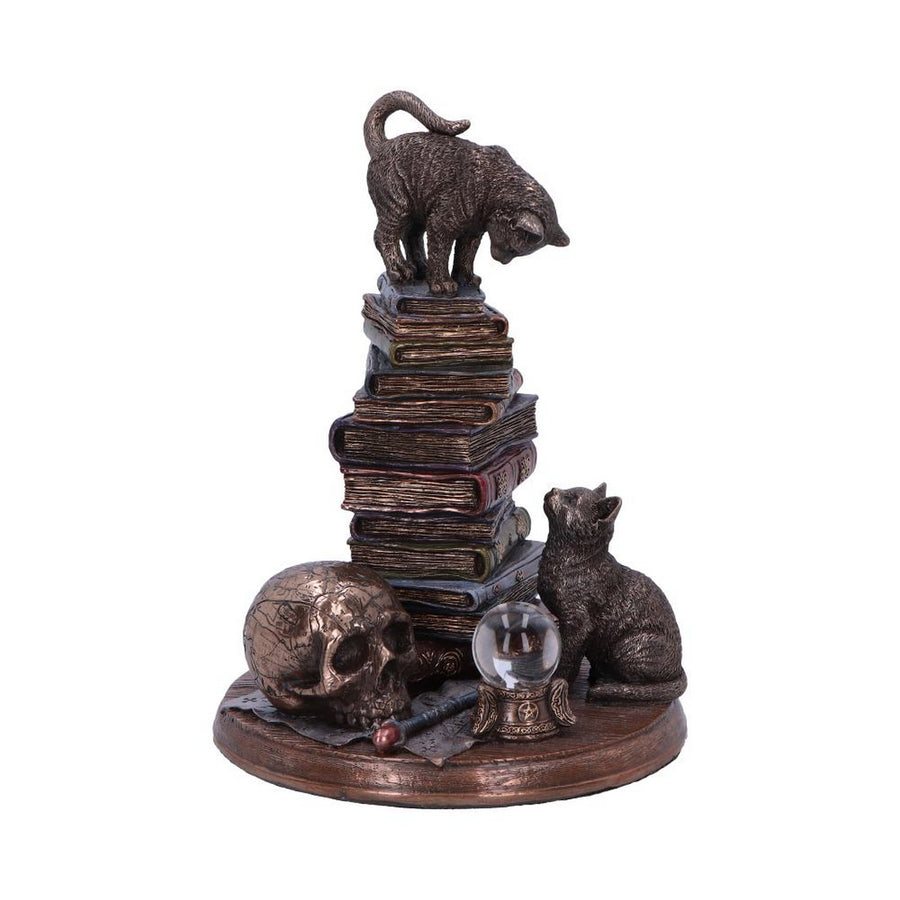 Feline Scholars Bronze Cat Ornament D6890C24