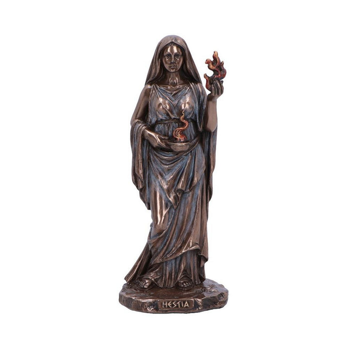 Hestia Goddess of Home and Hearth Bronze Figurine D6897C24