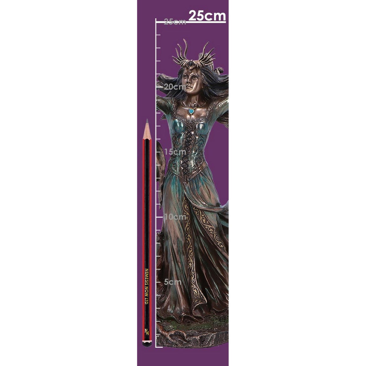 Morgan Le Fay Bronze Figurine D6898C24