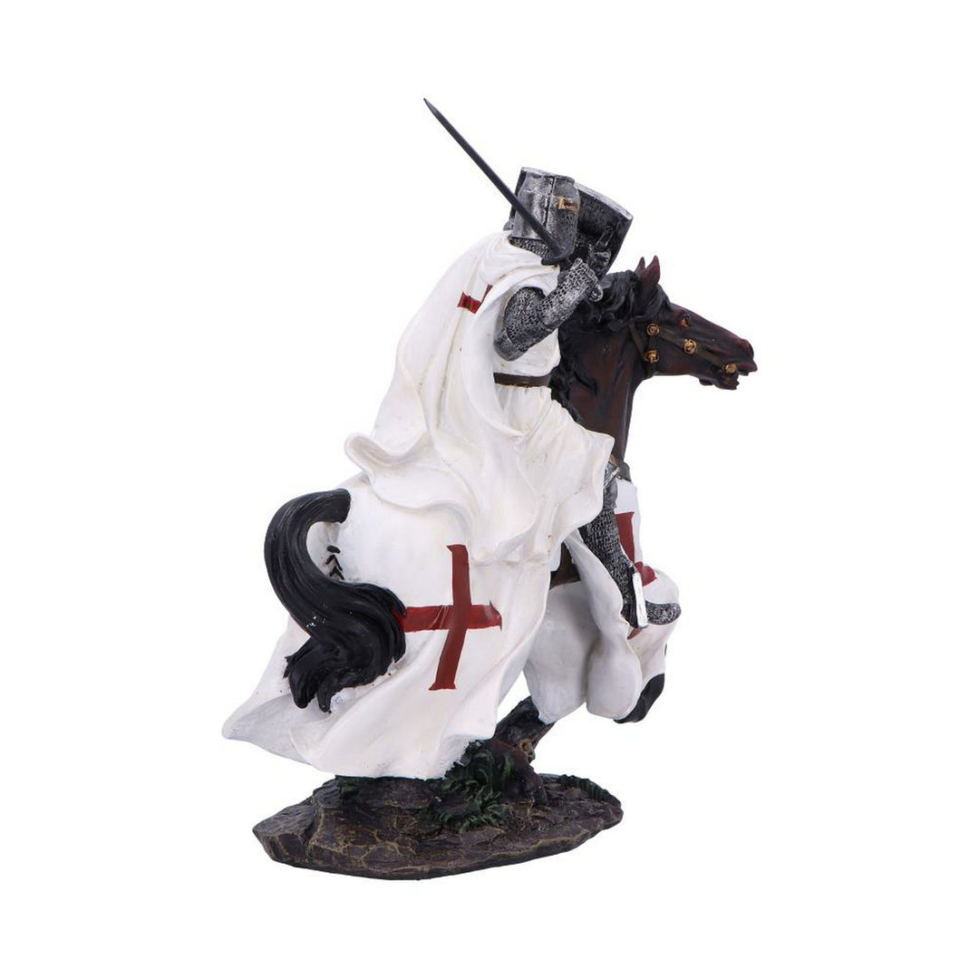 Take to Your Steed  Medieval Templar Knight Figurine D6961A25