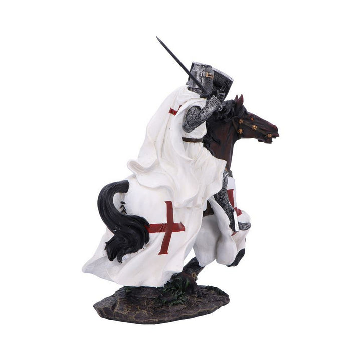 Take to Your Steed  Medieval Templar Knight Figurine D6961A25