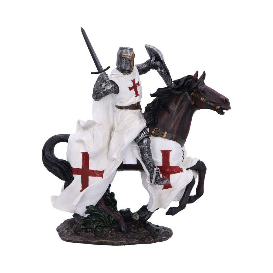 Take to Your Steed  Medieval Templar Knight Figurine D6961A25