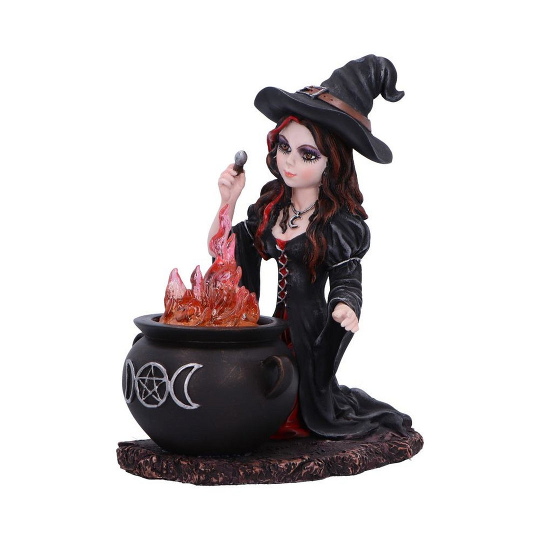 Althea Witch figurine with Flame Cauldron D6985A25