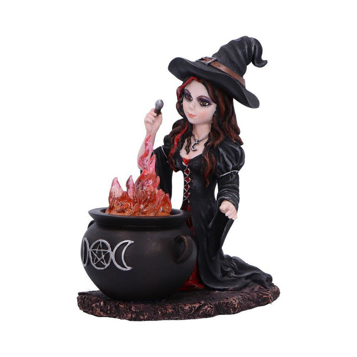 Althea Witch figurine with Flame Cauldron D6985A25