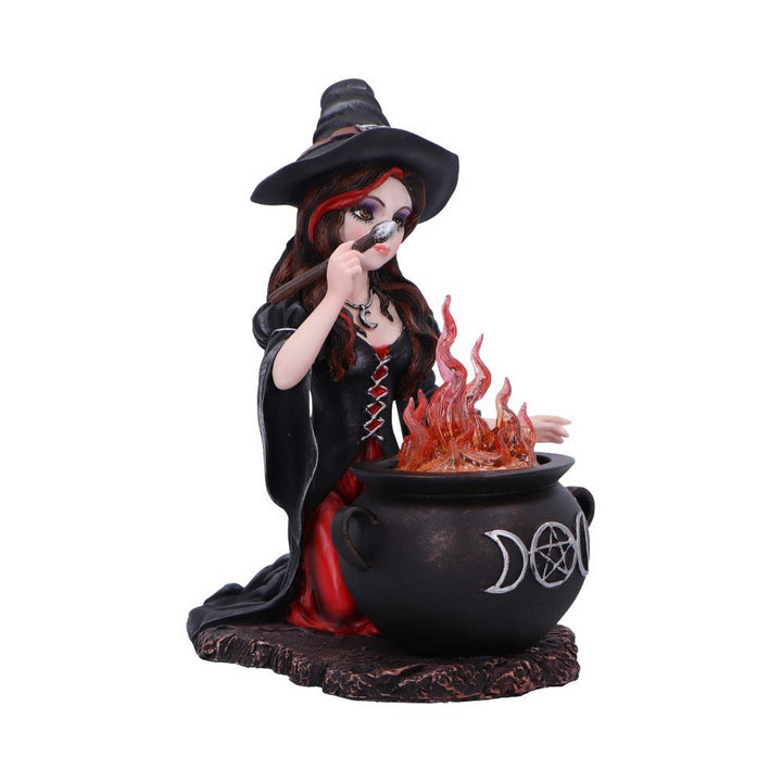 Althea Witch figurine with Flame Cauldron D6985A25