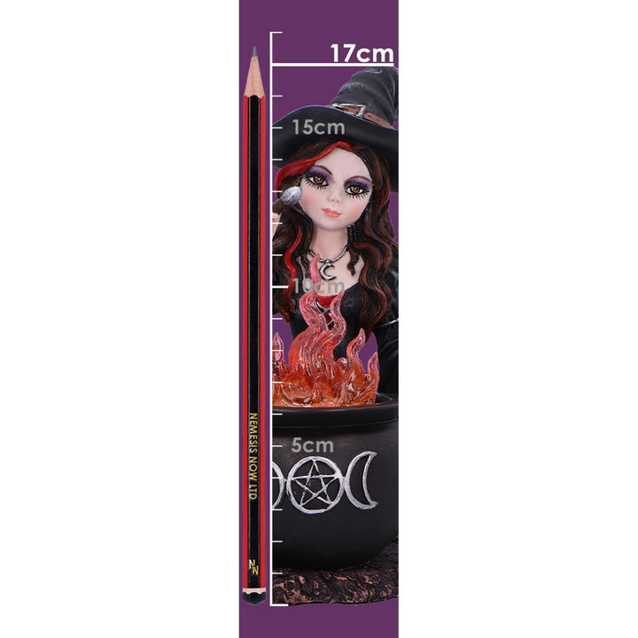 Althea Witch figurine with Flame Cauldron D6985A25