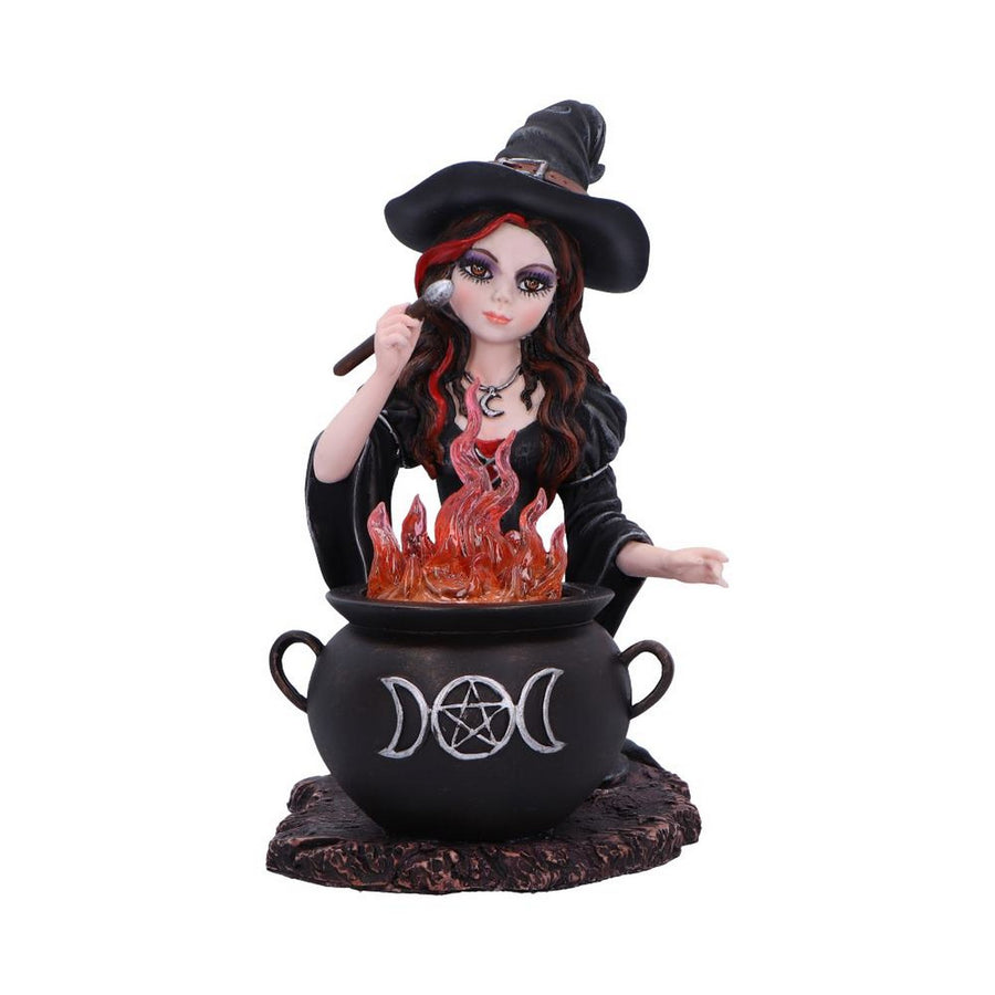 Althea Witch figurine with Flame Cauldron D6985A25