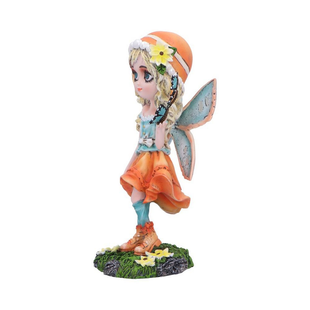 Summer Fae Fairy Figurine with Butterflies and Flowers D6989A25