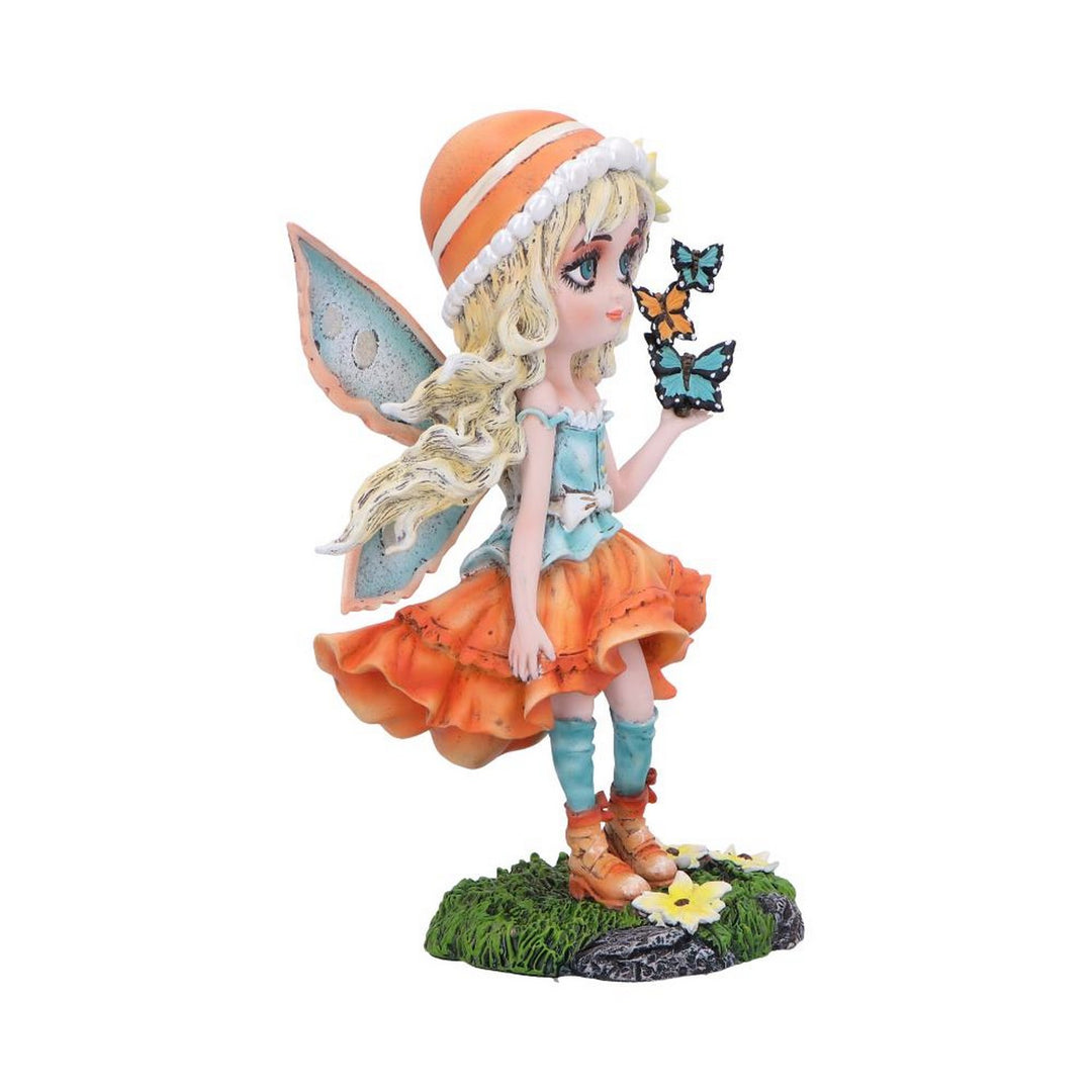 Summer Fae Fairy Figurine with Butterflies and Flowers D6989A25