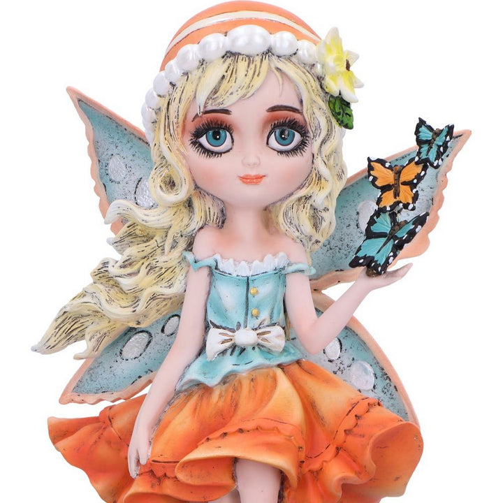 Summer Fae Fairy Figurine with Butterflies and Flowers D6989A25