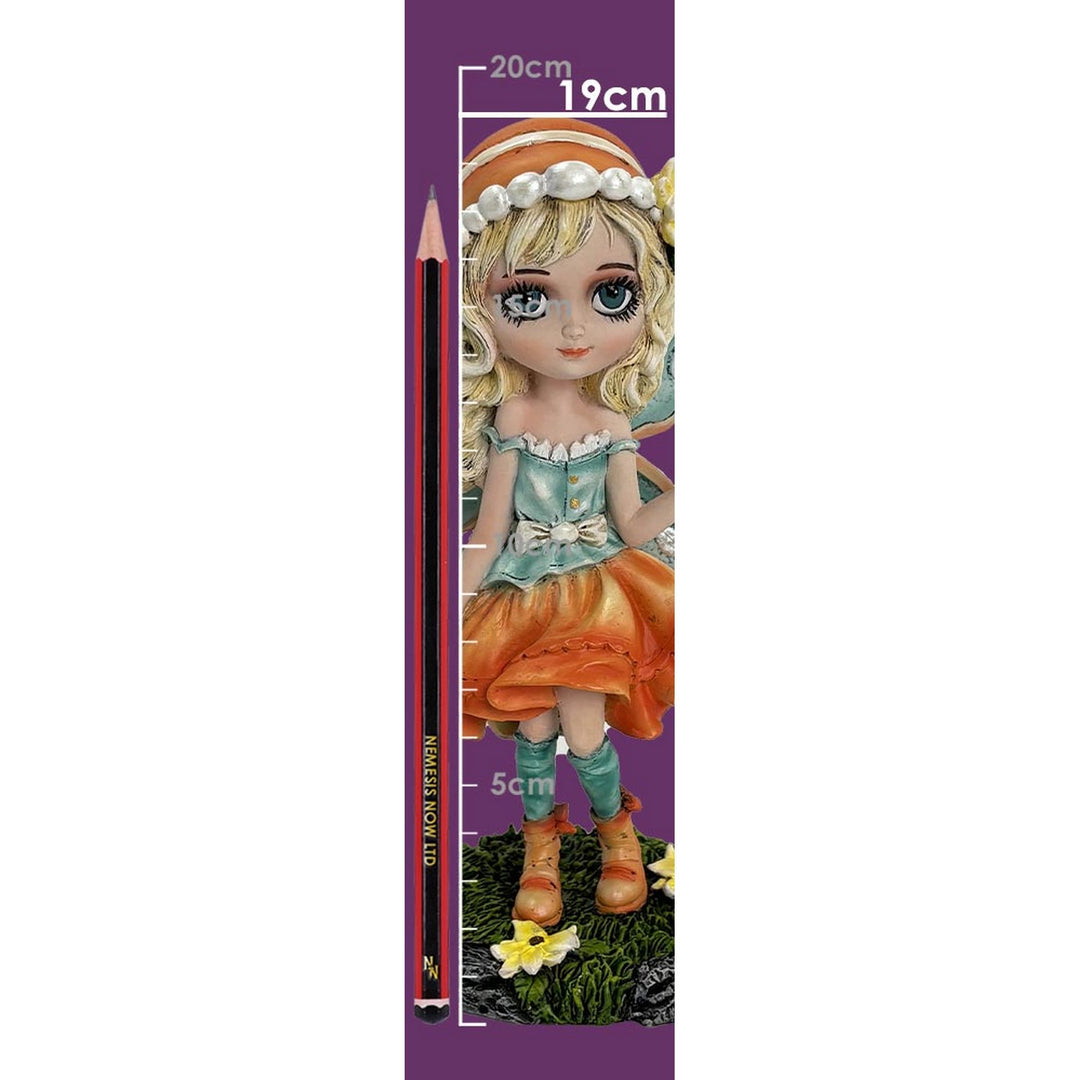Summer Fae Fairy Figurine with Butterflies and Flowers D6989A25