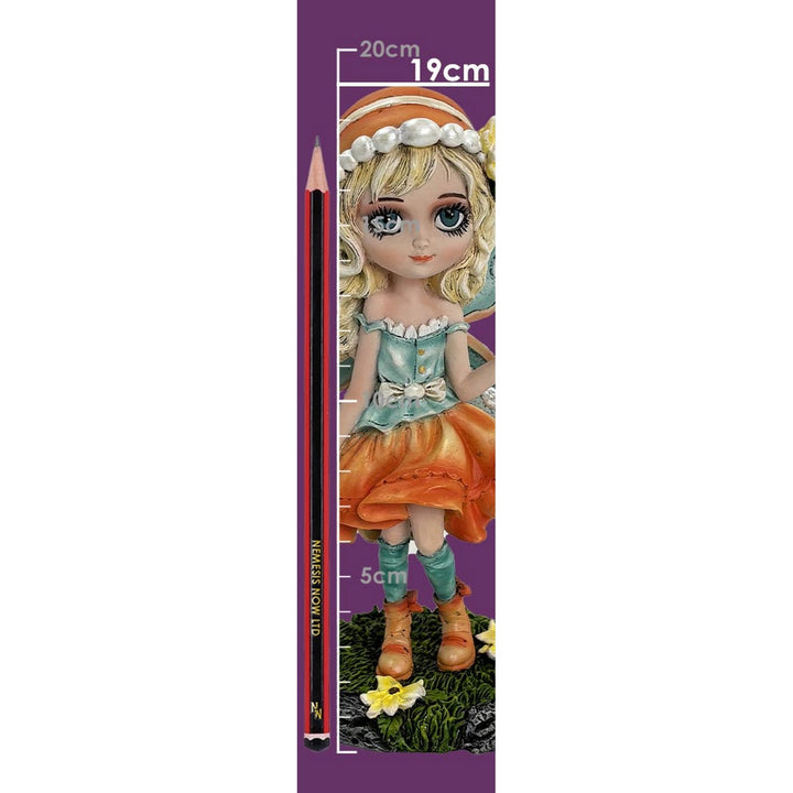 Summer Fae Fairy Figurine with Butterflies and Flowers D6989A25