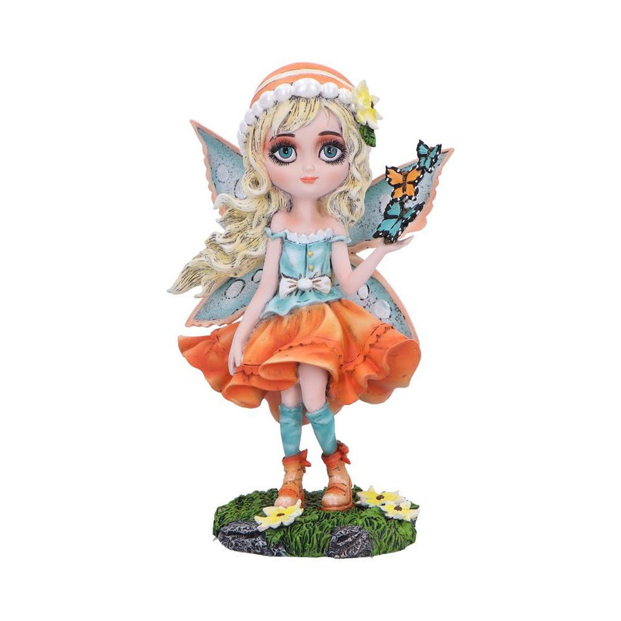Summer Fae Fairy Figurine with Butterflies and Flowers D6989A25