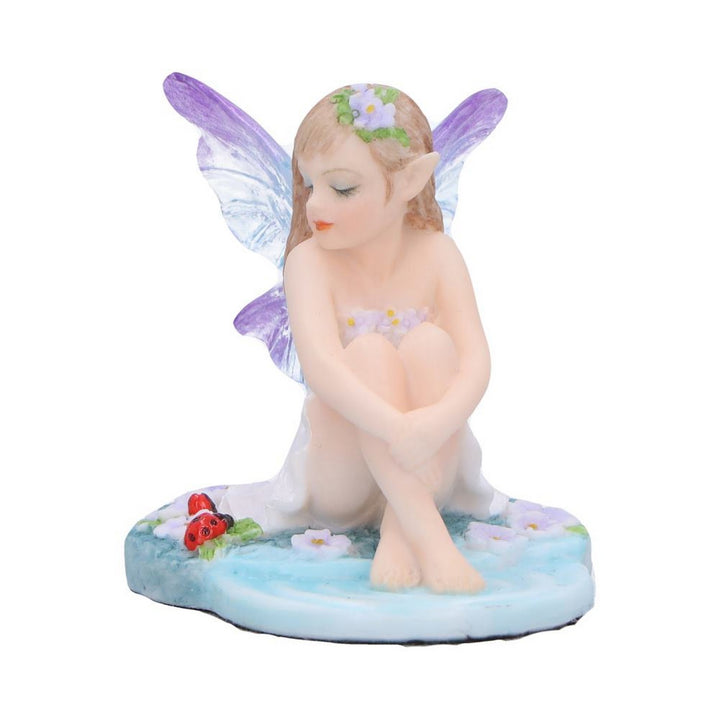 Jenna - Serene fairy with purple lilies and ladybugs D6997A25