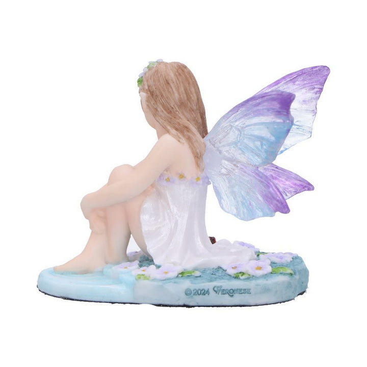 Jenna - Serene fairy with purple lilies and ladybugs D6997A25