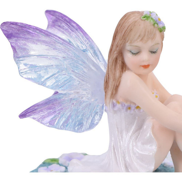 Jenna - Serene fairy with purple lilies and ladybugs D6997A25