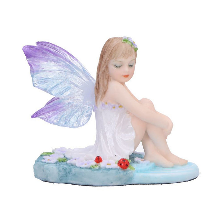 Jenna - Serene fairy with purple lilies and ladybugs D6997A25