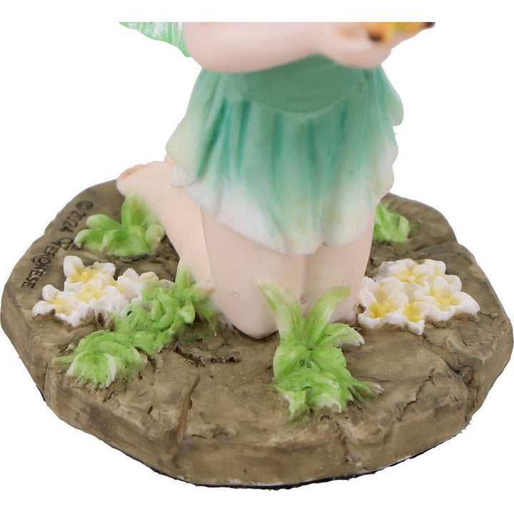 Esme - Forest fairy with butterfly and flowers D6998A25