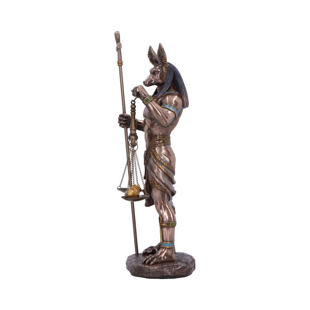 Bronzed Anubis Figurine  Guardian of the Tombs, Symbol of Justice D7001A25