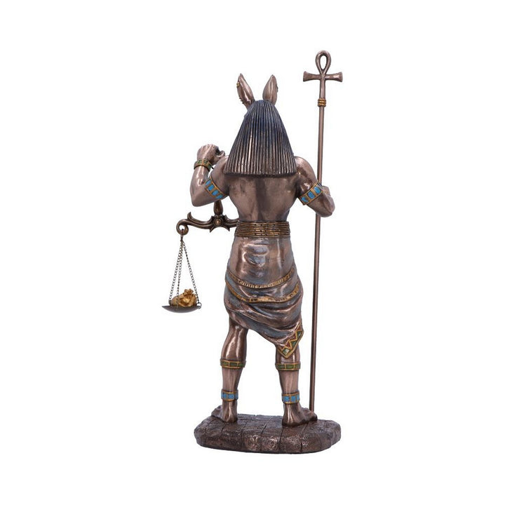 Bronzed Anubis Figurine  Guardian of the Tombs, Symbol of Justice D7001A25