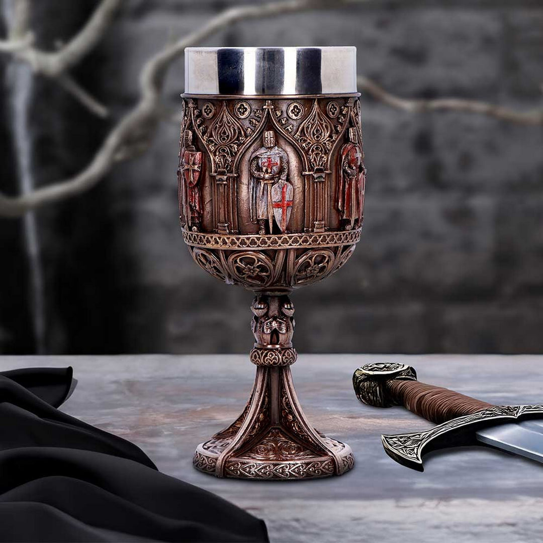 Knights Templar Goblet  A Majestic Tribute to History D7004A25