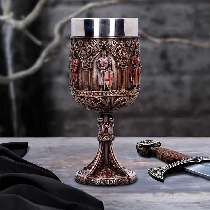 Knights Templar Goblet  A Majestic Tribute to History D7004A25