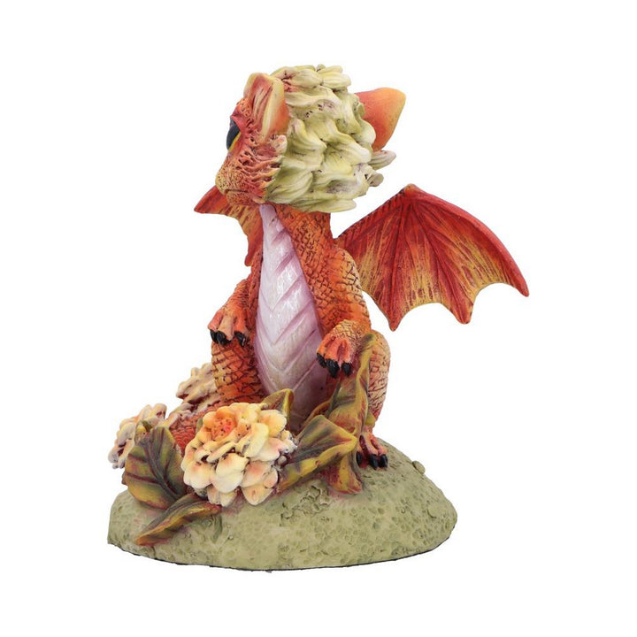 Marigold Flower Dragon Figurine D7059M25