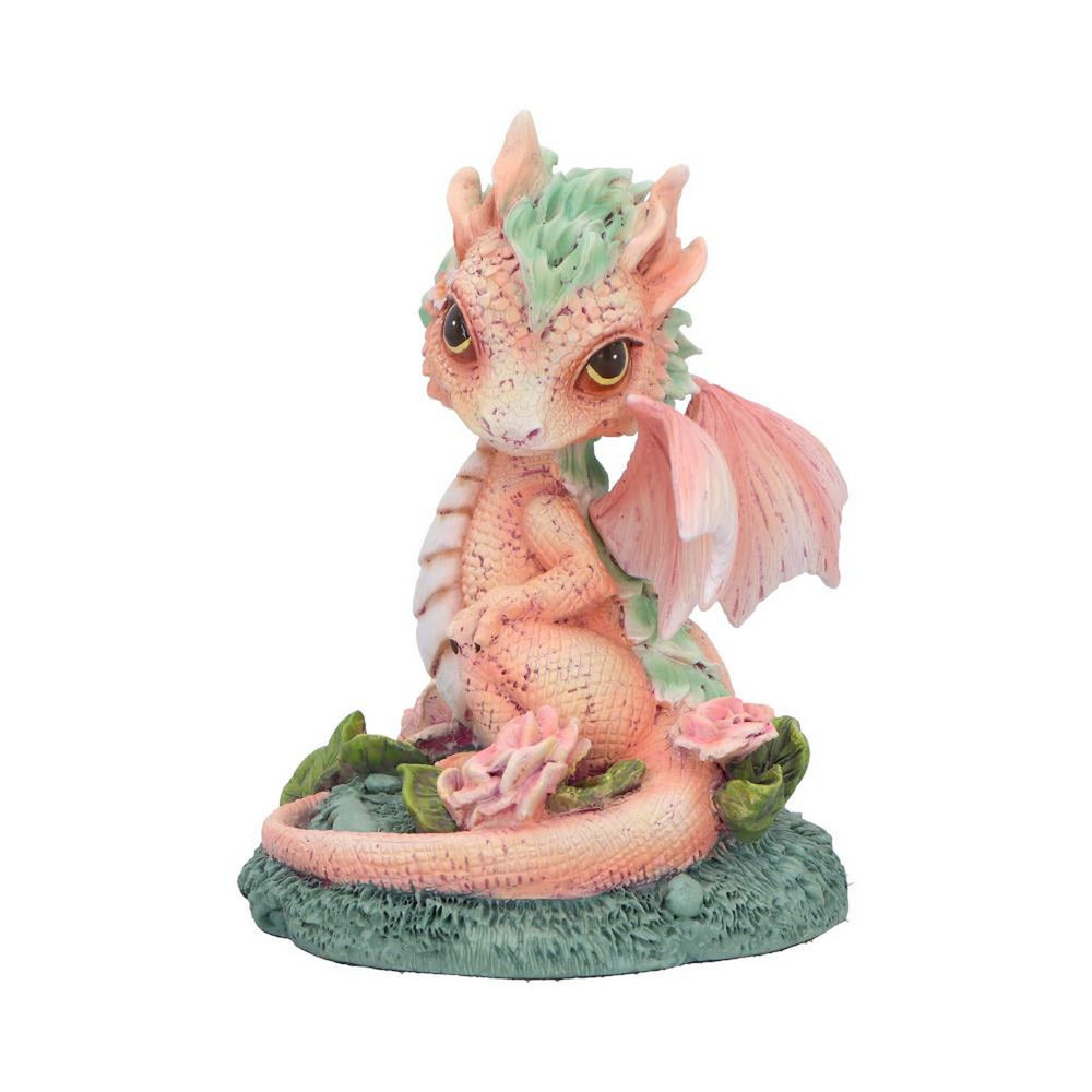 Carnation Flower Dragon Figurine D7060M25