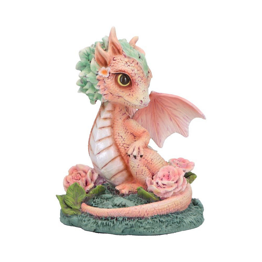 Carnation Flower Dragon Figurine D7060M25
