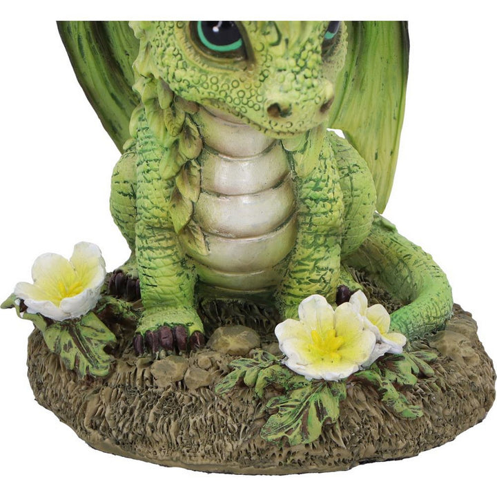 Freesia Flower Dragon Figurine D7062M25