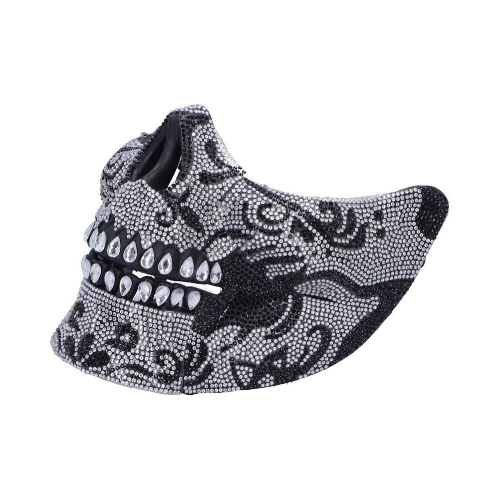 Fancy Dress Jewelled Masquerade Mask Cosplay (Silver) D7110B25