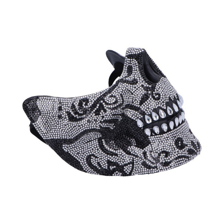 Fancy Dress Jewelled Masquerade Mask Cosplay (Silver) D7110B25