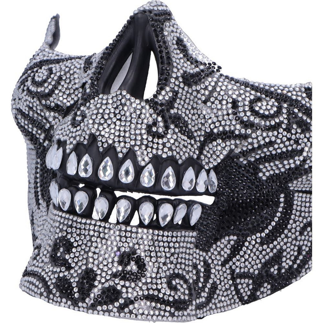 Fancy Dress Jewelled Masquerade Mask Cosplay (Silver) D7110B25