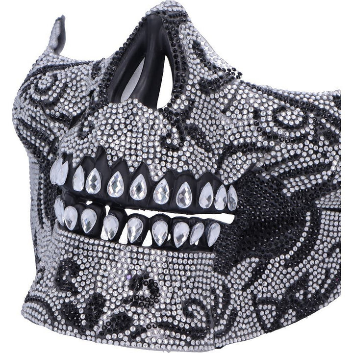 Fancy Dress Jewelled Masquerade Mask Cosplay (Silver) D7110B25