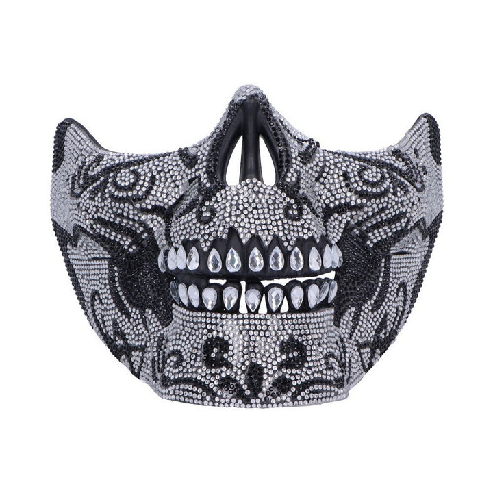 Fancy Dress Jewelled Masquerade Mask Cosplay (Silver) D7110B25
