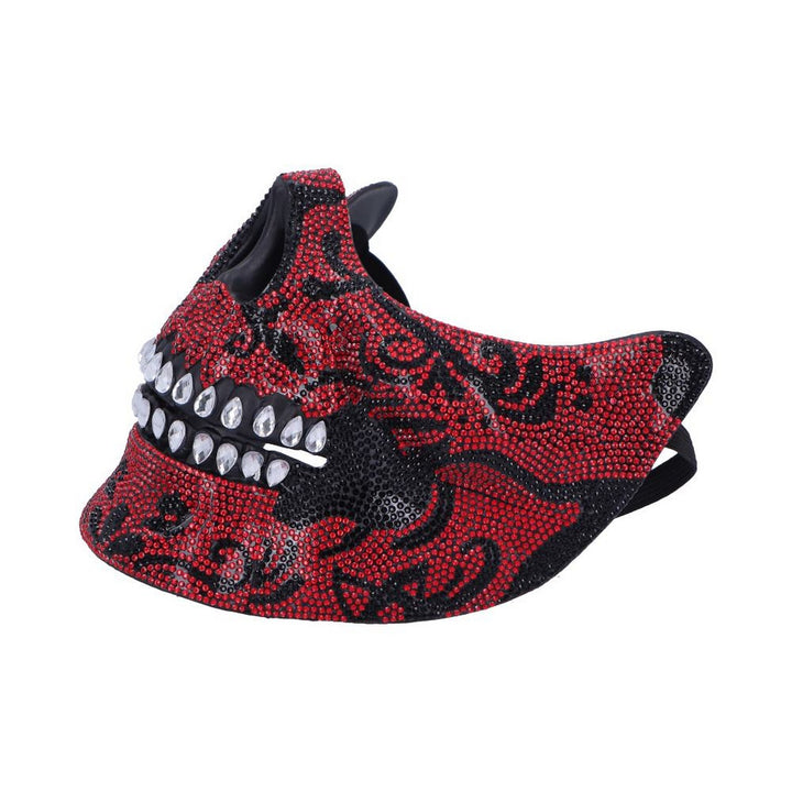 Fancy Dress Jewelled Masquerade Mask Cosplay (Red) D7111B25
