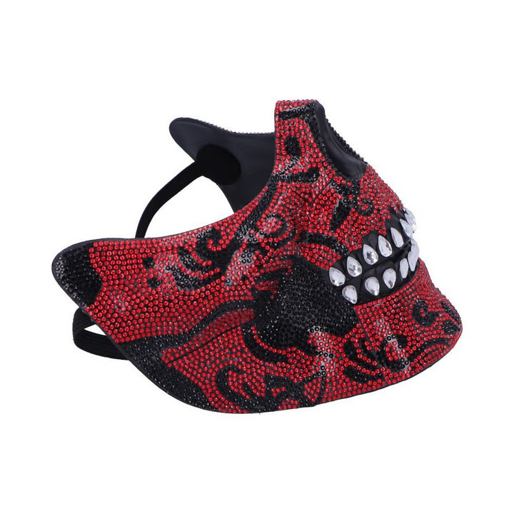 Fancy Dress Jewelled Masquerade Mask Cosplay (Red) D7111B25