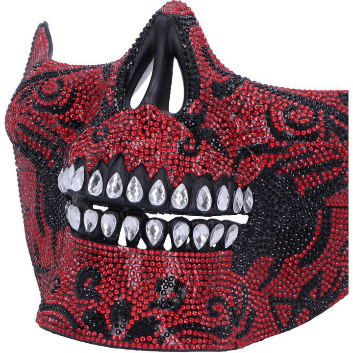 Fancy Dress Jewelled Masquerade Mask Cosplay (Red) D7111B25