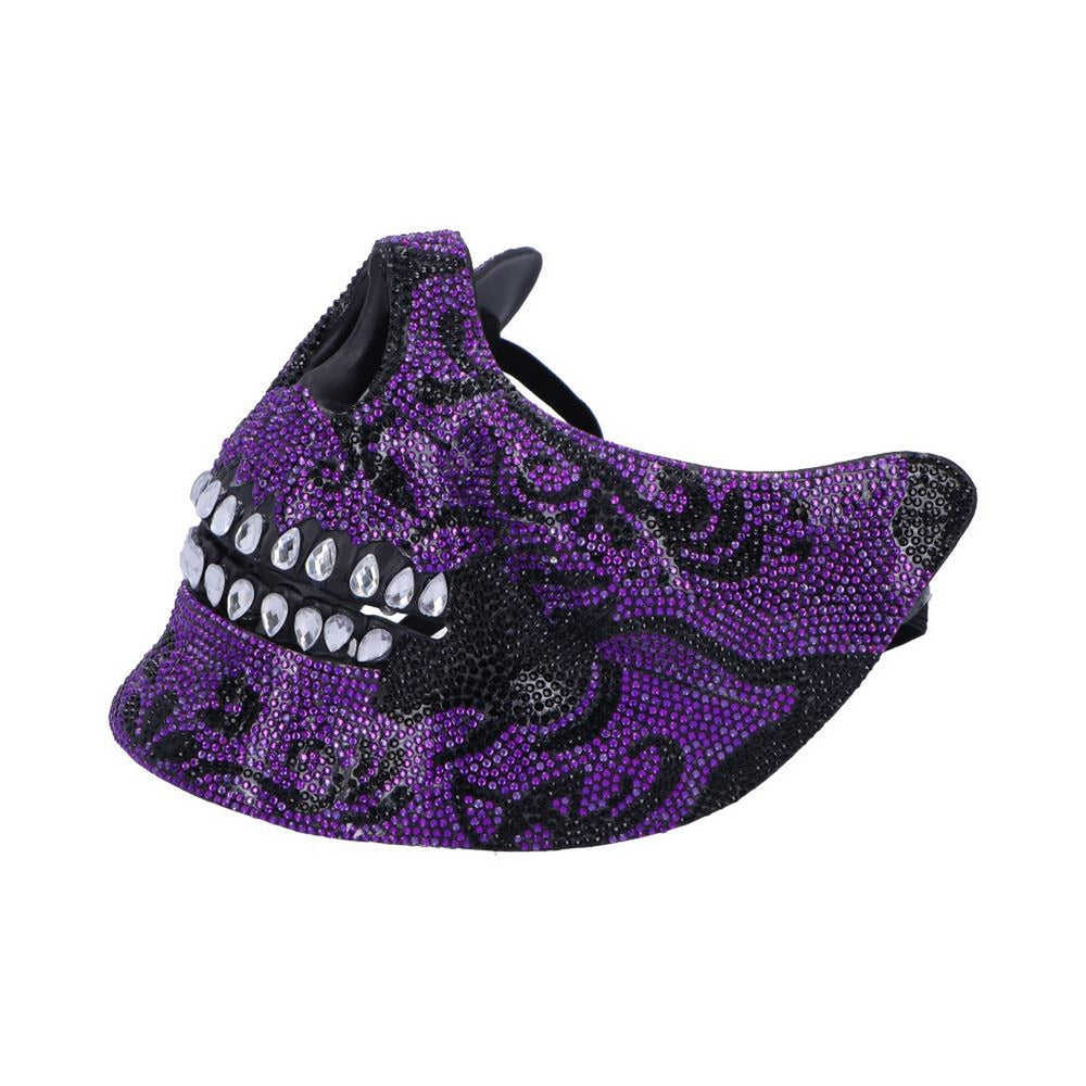 Fancy Dress Jewelled Masquerade Mask Cosplay (Purple) D7112B25