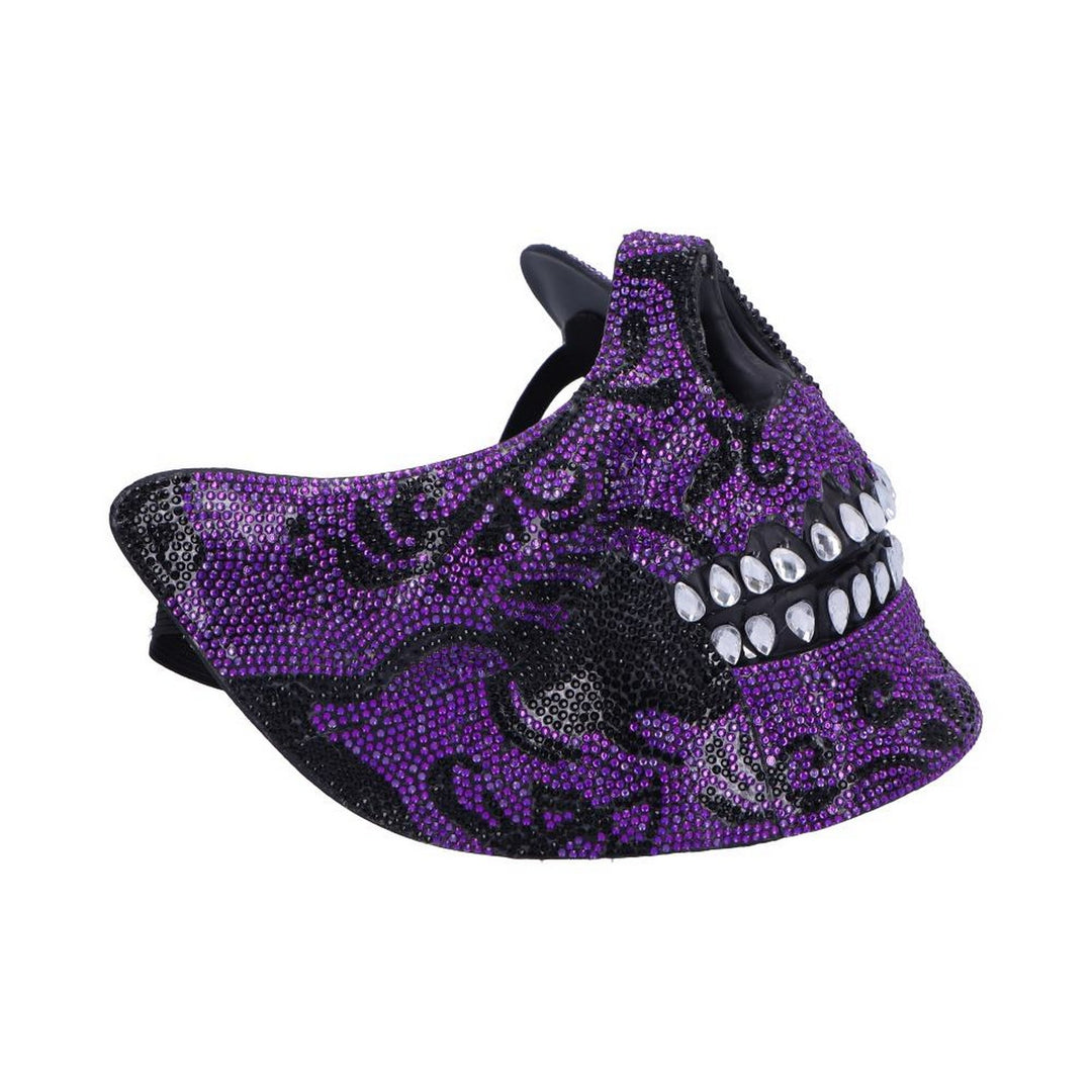 Fancy Dress Jewelled Masquerade Mask Cosplay (Purple) D7112B25