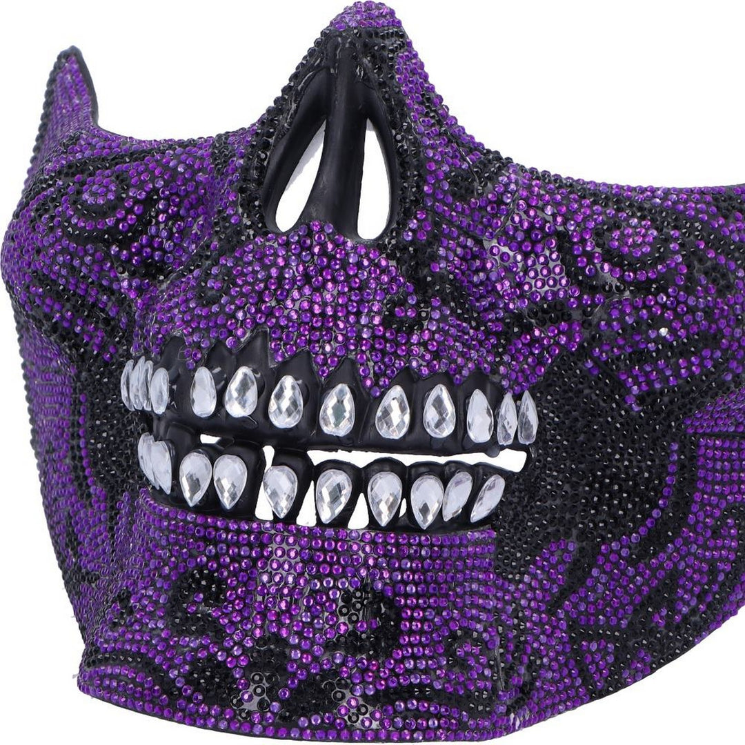 Fancy Dress Jewelled Masquerade Mask Cosplay (Purple) D7112B25
