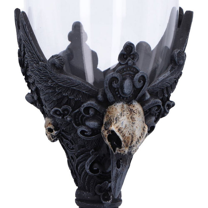 Gothic Raven Nevermore Goblet D7298C25