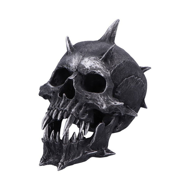 Iron Fang Spike Skull Figurine D7303C25
