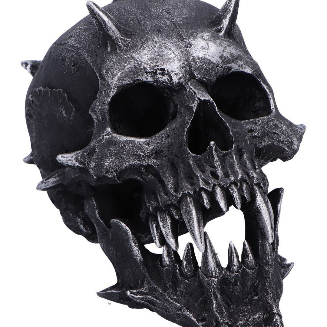 Iron Fang Spike Skull Figurine D7303C25