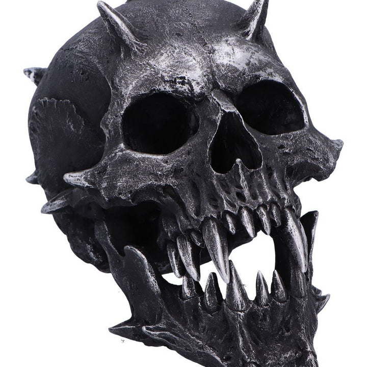 Iron Fang Spike Skull Figurine D7303C25