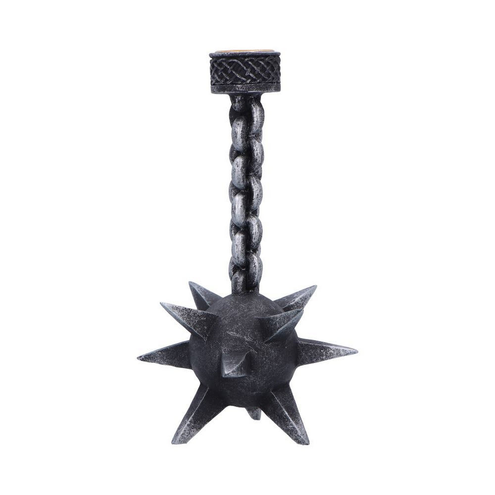 Meteor Hammer Medieval Gothic Candle Holder D7304C25