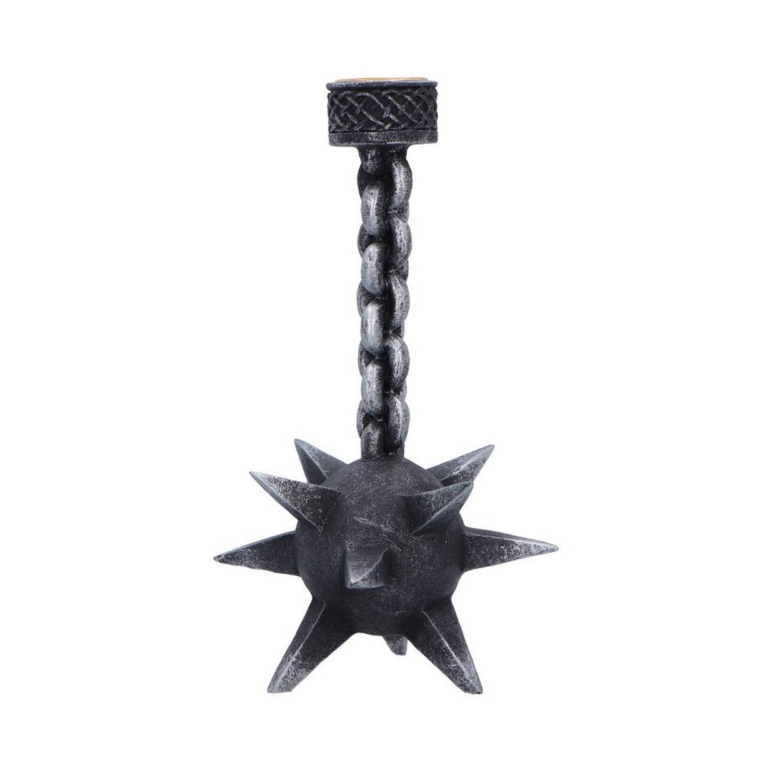 Meteor Hammer Medieval Gothic Candle Holder D7304C25