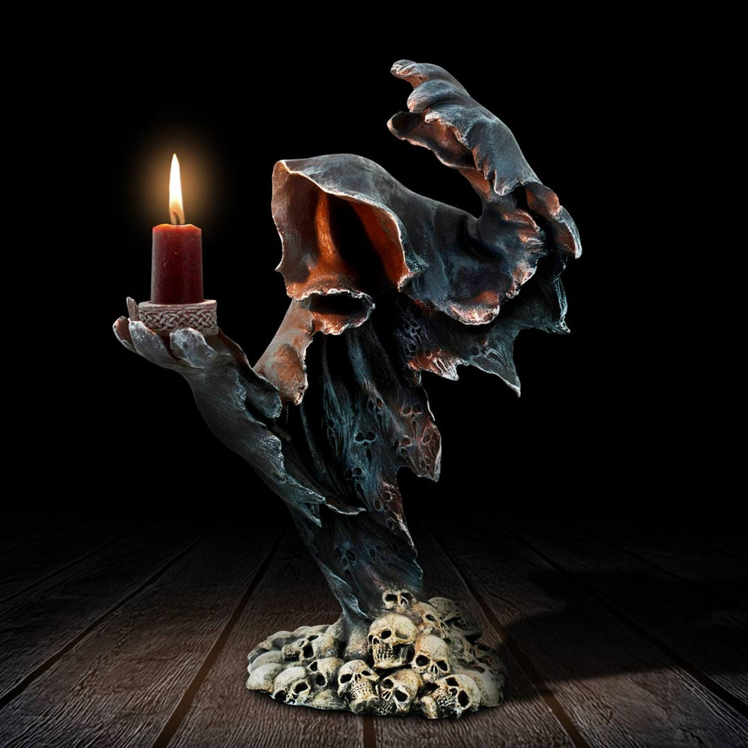 Flicker of Fate Gothic Candle Holder 24cm D7309C25