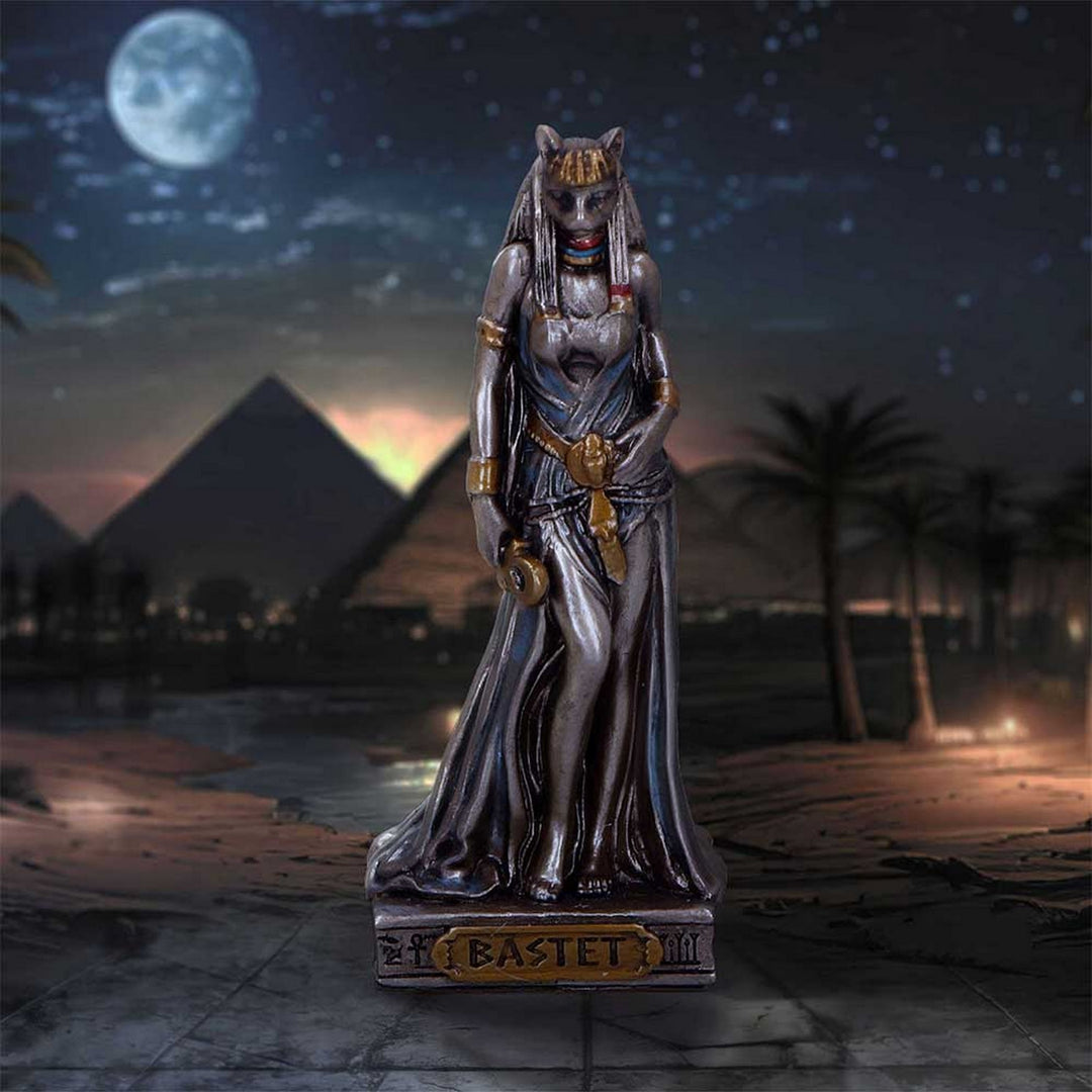 Bastet Goddess of Protection Mini Figurine D7437A26